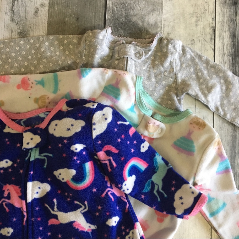 Carters baby girl pajamas